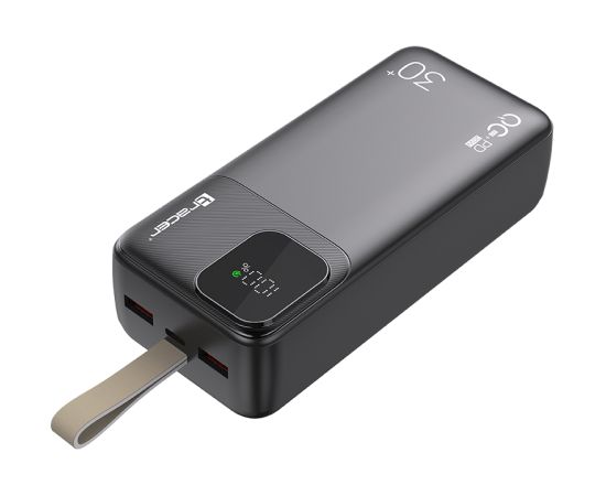 Tracer 47824 Prime-V3 30000mAh QC22.5W+PD20W Power Bank, Black Power Banks
