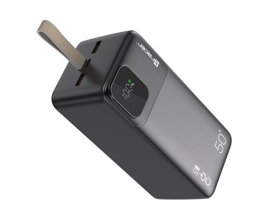 Tracer 47825 Prime-V5 50000mAh QC22.5W+PD20W Power Bank, Black Power Banks