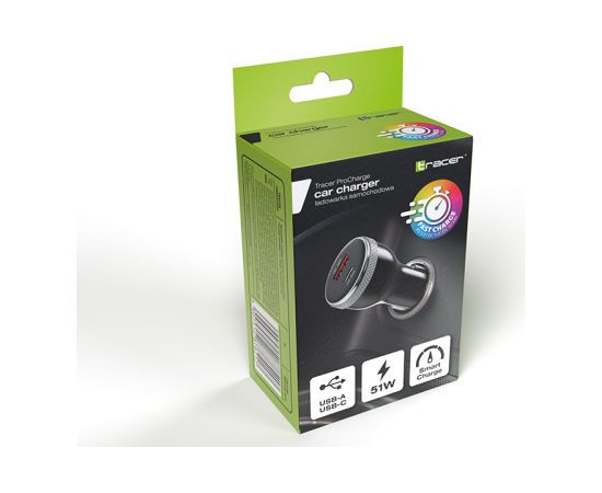 Tracer 47768 ProCharge 51W Telefonu lādētāji 12v Automašīnām