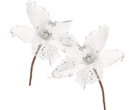 Ziemassvētku rotājums "Poinsettia" Springos CA0799, 24×15 cm Jaunumi, mēbeles, māja