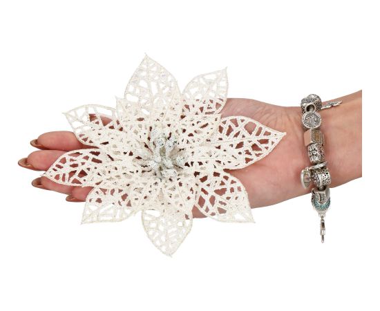 Ziemassvētku rotājums "Poinsettia" Springos CA0728 15 cm Ziemassvētku dekorācijas