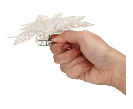 Ziemassvētku rotājums "Poinsettia" Springos CA0728 15 cm Ziemassvētku dekorācijas