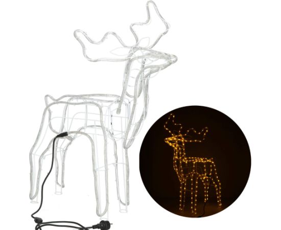 Ziemassvētku LED ziemeļbriedis Springos CL1218, 90 cm, silti balta gaisma Ziemassvētku lampiņas, LED virtenes