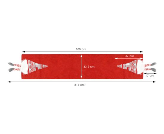 Ziemassvētku dekorācija Springos CA1087 215x33,5cm Ziemassvētku dekorācijas