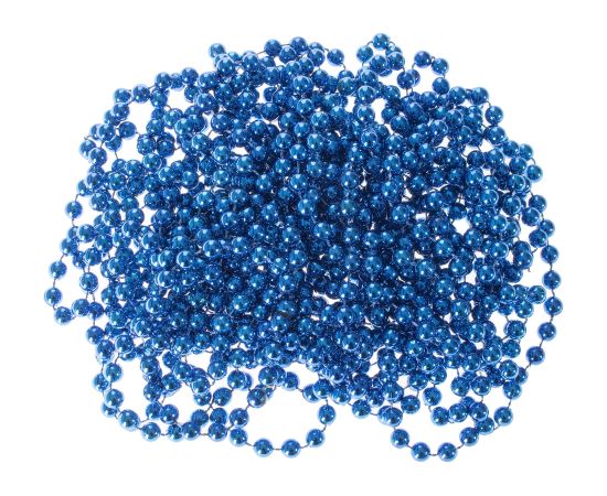 Цепочка для елки жемчужная Springos CA0059 10м 8мм синяя  Eglīšu rotājumi