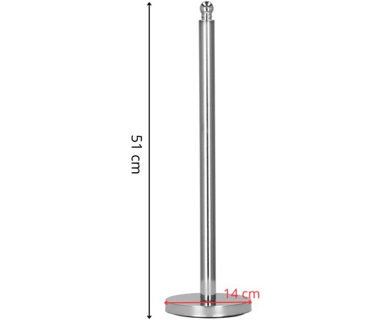 Tualetes papīra turētājs, vannas istabas statīvs Springos TS0003 51 cm Aksesuāri vannas istabām