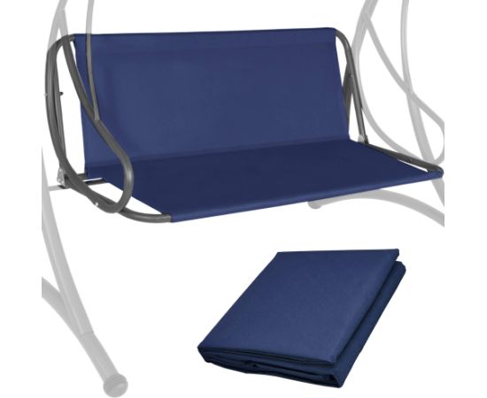 Šūpuļtīkla sēdekļa materiāls Springos GS1003, 110 x 90 cm, ūdensizturīgs audums, tumši zils Dārza šūpoles