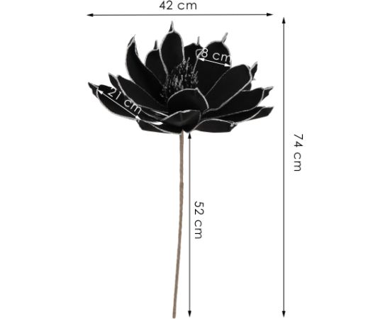 Puķes dekorācija Springos CA1238  38cm Mākslīgie ziedi un augi