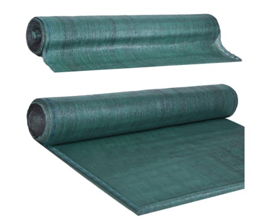 Ēnošanas tīkls Springos SN0021 65 g/m2 1,5x50m 200 Kabeļu saites , zaļā Siltumnīcas