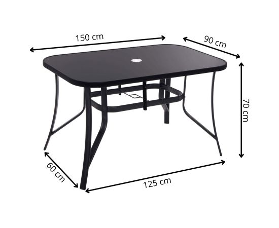 Садовый стол Springos GF1038 Dārza galdi