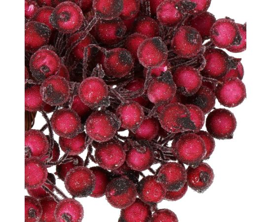 Springos CA0744 РЯБКА ИСКУССТВЕННАЯ МАТРОВАЯ ТЕМНО-КРАСНАЯ 12 ММ 10-11 СМ 20 ШТ. Искусственные цветы и растения