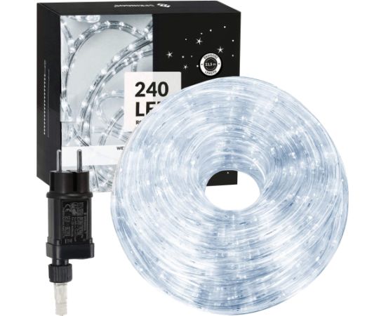 LED gaismas šļūtene 240 Springos CL4114 auksti balta 11,5 m Ziemassvētku lampiņas, LED virtenes