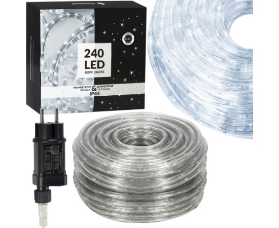 LED gaismas šļūtene 240 Springos CL4114 auksti balta 11,5 m Ziemassvētku lampiņas, LED virtenes