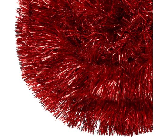 Springos Ziemassvētku eglītes virtene 6m sarkana, Ziemassvētku eglītes vītne, diametrs 7cm  Eglīšu rotājumi
