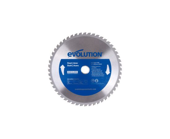 Griešanas disks Evolution EVO-255-52-S; 255 mm; Z52 Zāģripas