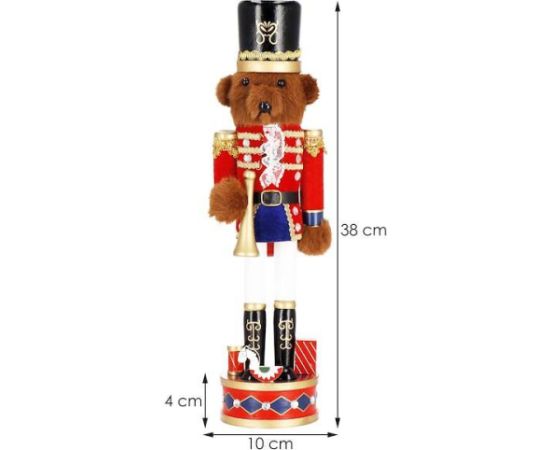Ziemassvētku dekorācija riekstkodis Springos CA1116 36cm Ziemassvētku dekorācijas