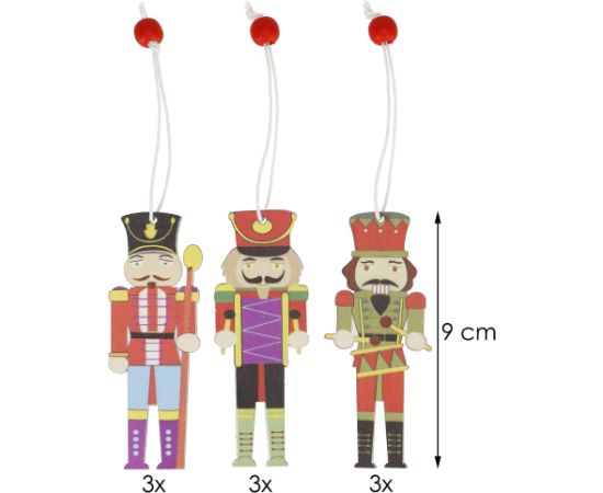 Ziemassvētku eglītes rotājums Springos CA1092 8,9x3,1x0,2cm  Eglīšu rotājumi