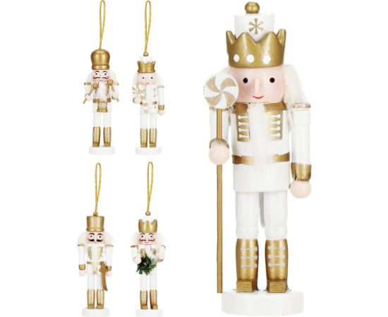 Рождественская фигурка Щелкунчик Springos CA1123 12,5см 5 шт.  Eglīšu rotājumi