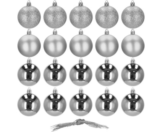Елочные шары Springos CA0095 4см 20 шт.  Eglīšu rotājumi