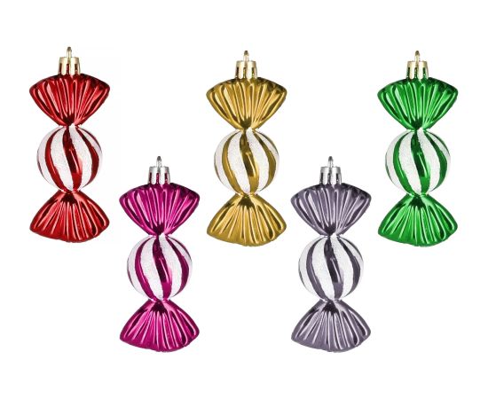 Елочные игрушки Springos CA0856 6см 5 шт.  Eglīšu rotājumi