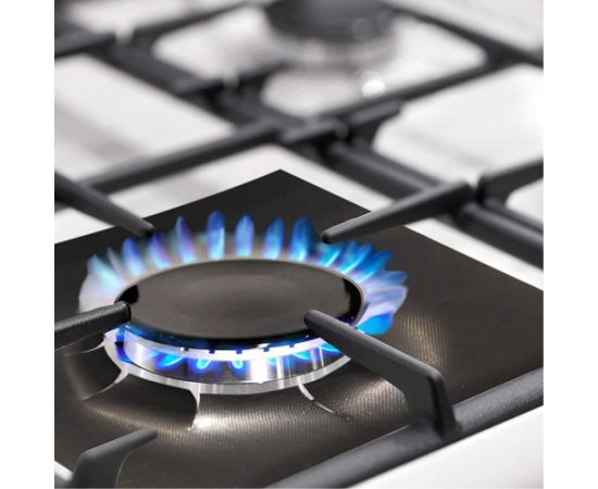 Коврик для газовой плиты Springos KI0115 4шт, крышка горелки черный Машины для мороженого