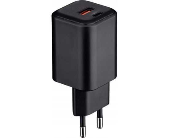 Qualo QLSN-CA-45-01 Nano PD Tīkla lādētāja adapteris USB-C / USB-A / 45W Telefonu lādētāji 220v