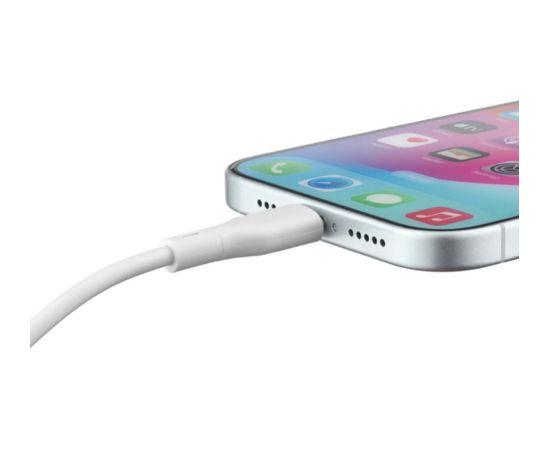Qualo QRC-CL-00 Kabelis USB-C - Lightning 12W / 1.5m / balts Data USB kabeļi