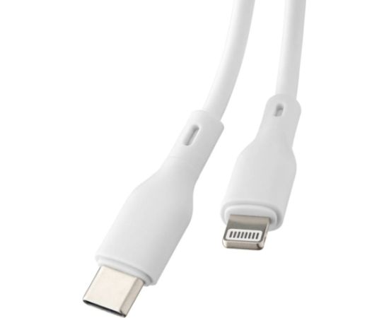 Qualo QRC-CL-00 Kabelis USB-C - Lightning 12W / 1.5m / balts Data USB kabeļi