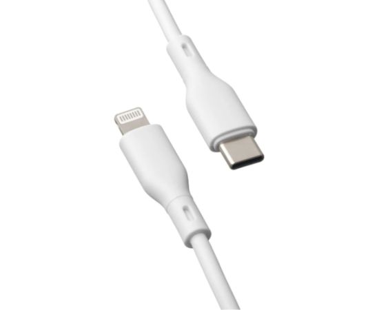 Qualo QRC-CL-00 Kabelis USB-C - Lightning 12W / 1.5m / balts Data USB kabeļi