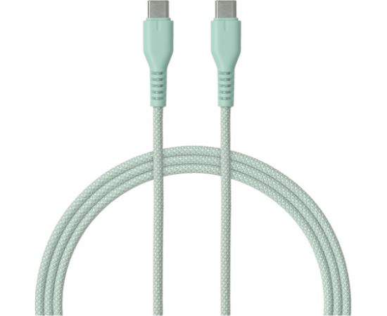 Qualo QKN-CC-21 USB-C - USB-C Кабель 1.5m Mint Дата USB-кабели