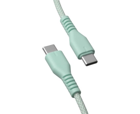 Qualo QKN-CC-21 USB-C - USB-C Кабель 1.5m Mint Дата USB-кабели