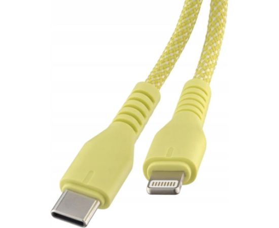 Qualo QKN-CL-05 Kabelis USB-C - Lightning 12W / 1.5m / dzeltens Data USB kabeļi
