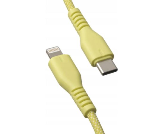 Qualo QKN-CL-05 Kabelis USB-C - Lightning 12W / 1.5m / dzeltens Data USB kabeļi