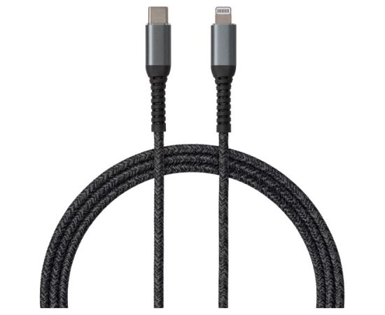 Qualo QRC-CL-01 USB-C / Lightning 2.4A Vads 1m Data USB kabeļi