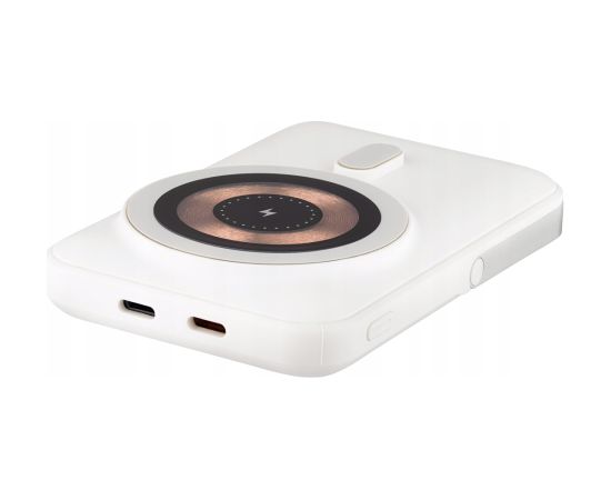 Qualo QMPB5-LD-00 MagSafe Power Banks Bezvadu Arējas Uzlādes Baterija 10000mAh / LED / 20 W / USB-C  / Lightning Power Banks