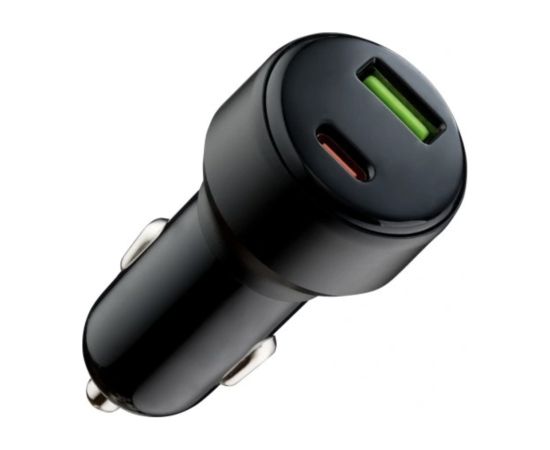 Qualo QRLS-AC-01-32 USB / USB-C Auto Lādētājs 32W Telefonu lādētāji 12v Automašīnām