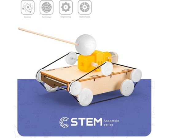 Extradigital Wooden Assembly Kit Tank, STEM Educational Toy Конструкторы