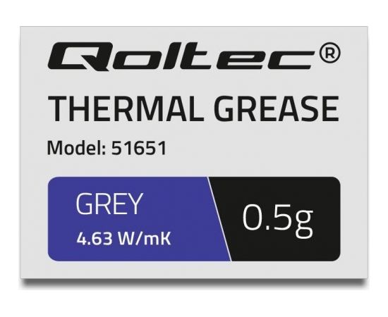 Qoltec Thermal paste 4.63W/m-K | 0,5g | grey