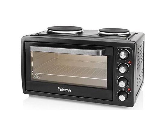 Tristar Electric mini oven OV-1443  Table top, Black, 38 L, Rotary knobs