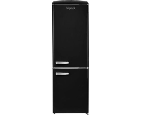 Frigelux CBNF330RND Retro Ledusskapis 190cm Melns Ledusskapji