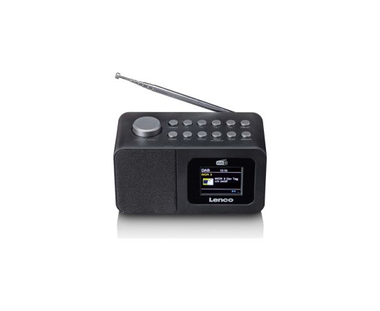 Radio pulkstenis Lenco CR-625BK DAB+FM Radio, Radio pulksteņi