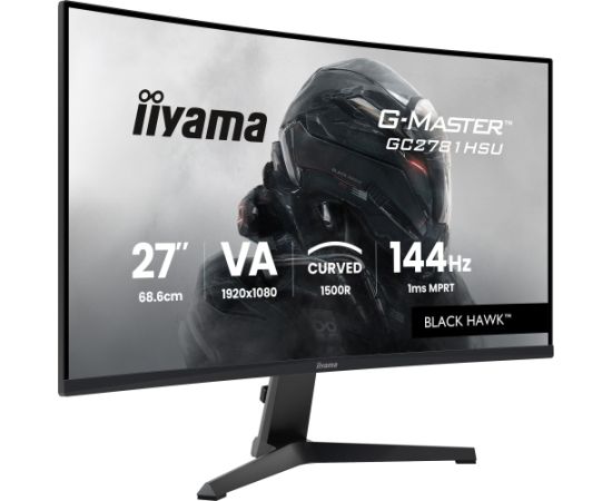 Iiyama G-Master GCB2784HSU-B1 (68.6 cm (27 inches), black, FullHD, Curved, Free-Sync Premium, additional stand, 240Hz panel) Monitori