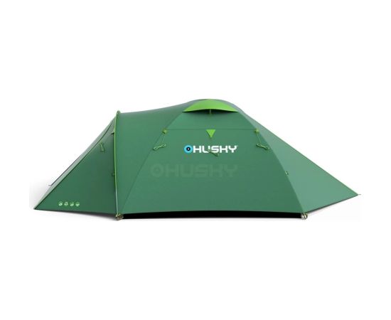 Husky Namiot turystyczny trzyosobowy BIZON 3 PLUS, 220 x 410 x 130 cm, 5,2kg zielony Teltis
