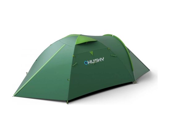 Husky Namiot turystyczny trzyosobowy BIZON 3 PLUS, 220 x 410 x 130 cm, 5,2kg zielony Teltis