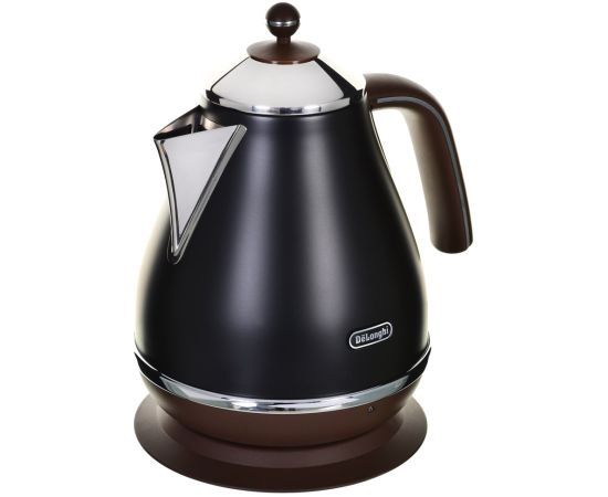 DeLonghi KBOV 2001.BK electric kettle 1.7 L Black,Brown 2000 W Tējkannas (elektriskās)