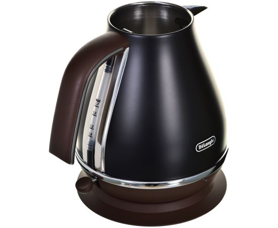 DeLonghi KBOV 2001.BK electric kettle 1.7 L Black,Brown 2000 W Tējkannas (elektriskās)