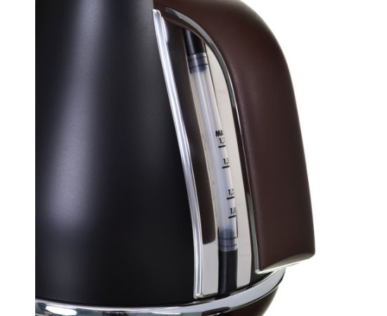 DeLonghi KBOV 2001.BK electric kettle 1.7 L Black,Brown 2000 W Tējkannas (elektriskās)