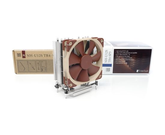 Noctua NH-U12S TR4-SP3 computer cooling system Processor Cooler 12 cm Aluminium, Beige Procesoru dzesēšana