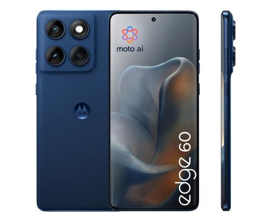 Motorola edge 60 16.9 cm (6.67") Dual SIM Android 15 5G USB Type-C 12 GB 512 GB 5200 mAh Blue Мобильные телефоны
