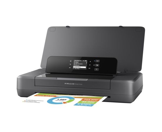 HP Officejet 200 Mobile Printer, Print, Front-facing USB printing Tintes Printeri